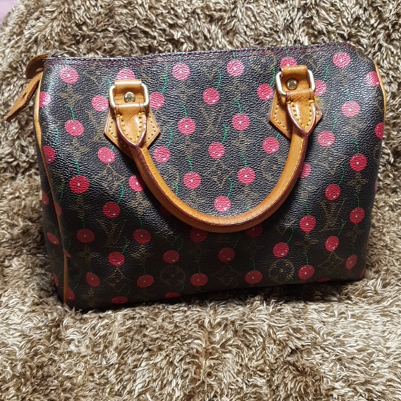 Cherry speedy bag 25